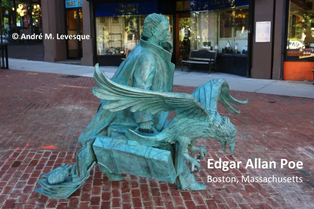 Why did it take more than 160 years for Edgar Allan Poe to be commemorated in his native city of Boston?