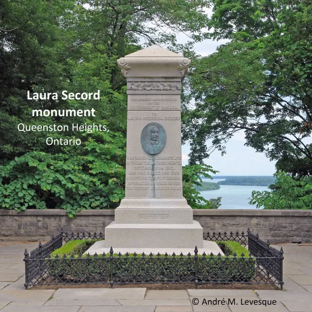 Who is the first woman to be recognized with a memorial erected by the Government of Canada?