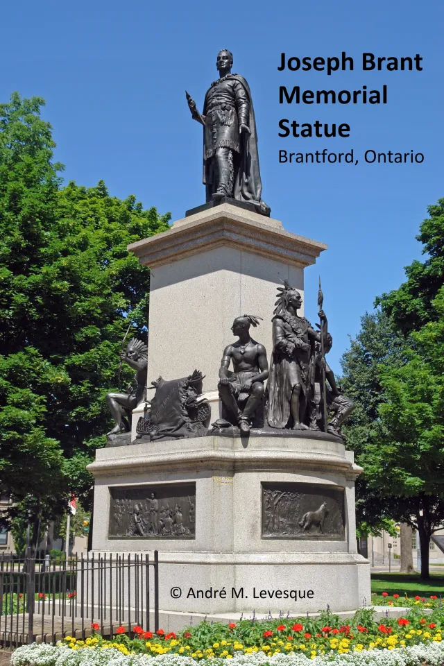 What is considered the first memorial erected to the memory of an Indigenous person in Canada?