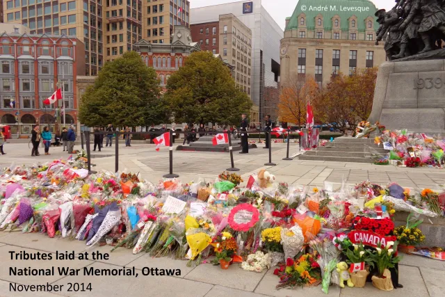 What are the tragic events that occurred in Canada in October 2014?