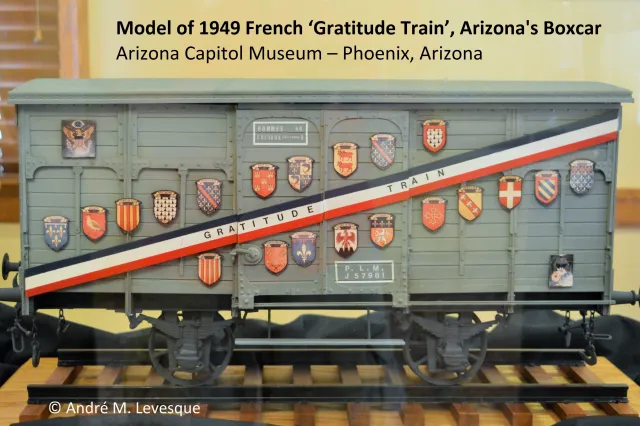 What is the French 'Gratitude Train' of 1949?