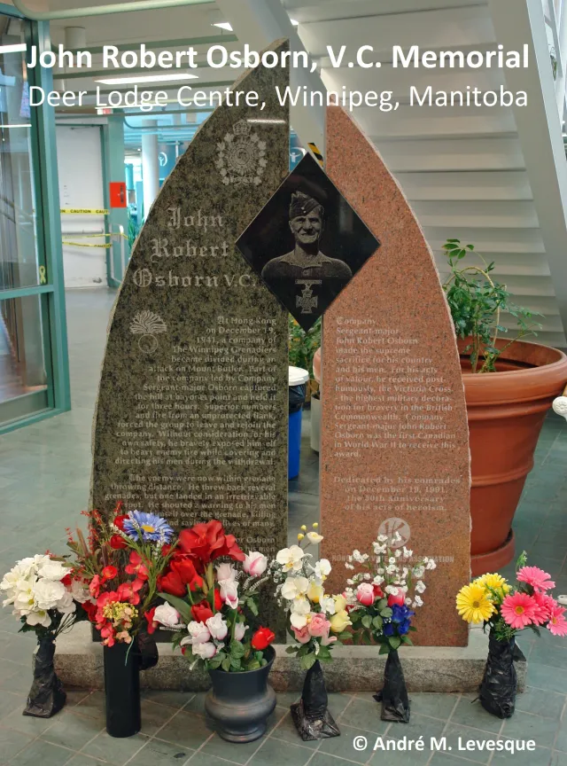 Who was the first Canadian soldier to have earned the Victoria Cross during the Second World War?