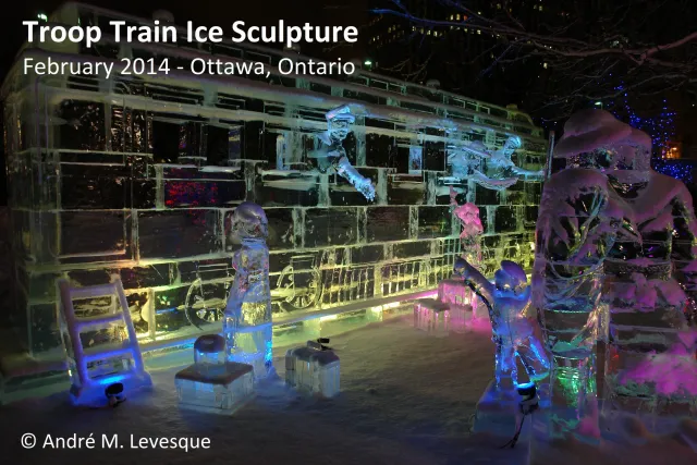 How important was the use of "troop trains" during times of war and peace?