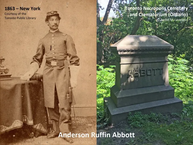 Who was the first Canadian-born doctor of African descent and cared for dying President Abraham Lincoln in Washington, D.C.?