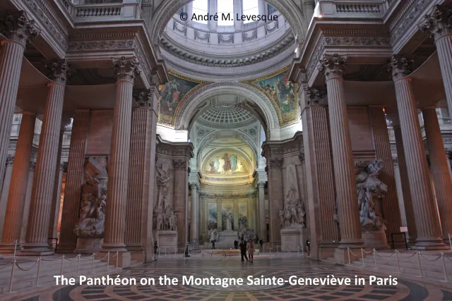 What is the significance of the Panthéon on the Montagne Sainte-Geneviève in Paris?