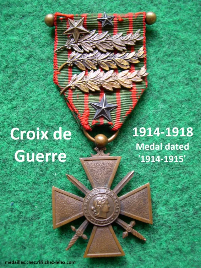 Which military decoration did France create during the Great War to recognize acts of bravery on the battlefield?