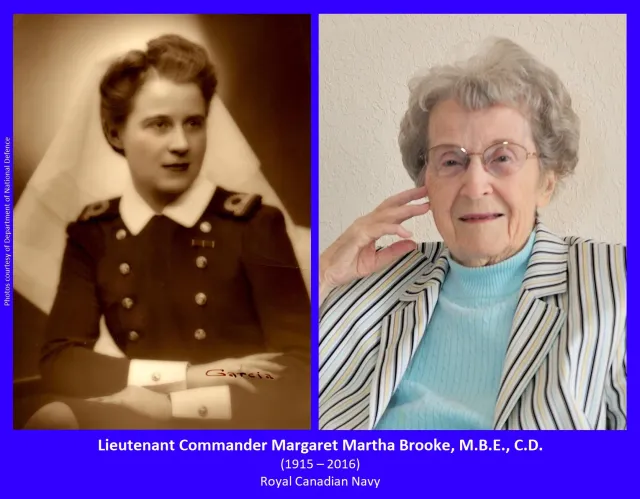 Who was the first Canadian woman to be decorated for gallantry during the Second World War and was the first living Canadian to have a ship named after her?