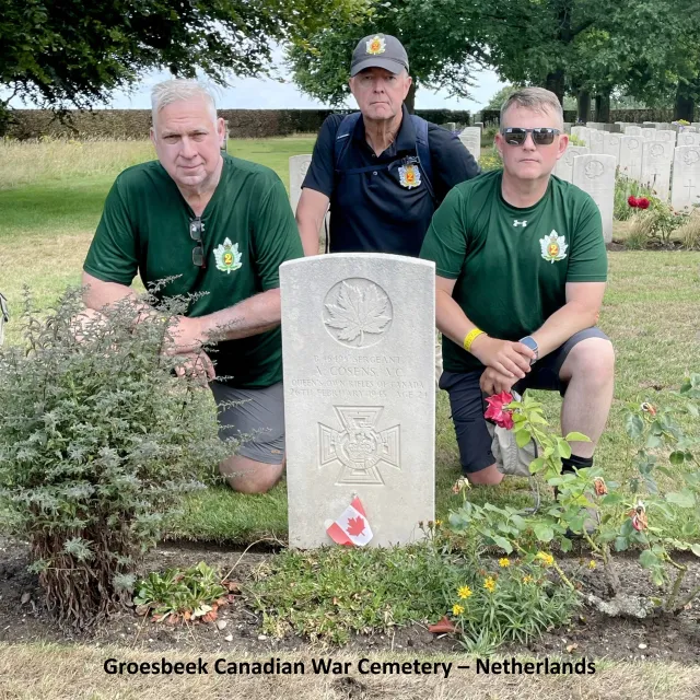 Which Canadian Second World War hero from Latchford, Ontario was awarded the Victoria Cross postumously in 1945?