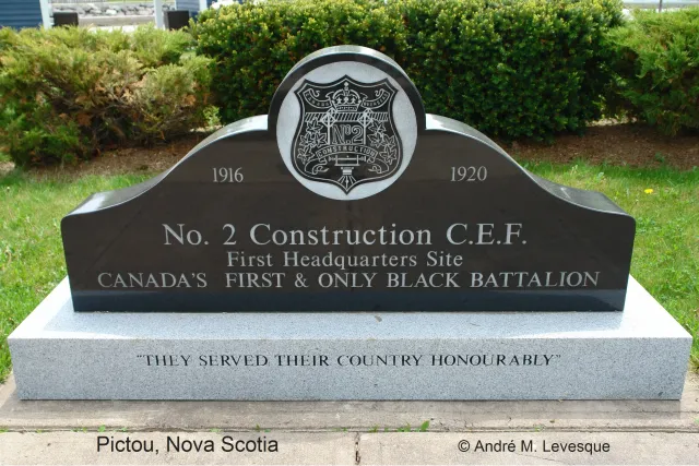 What military unit was known as Canada's Black Battalion during the First World War?
