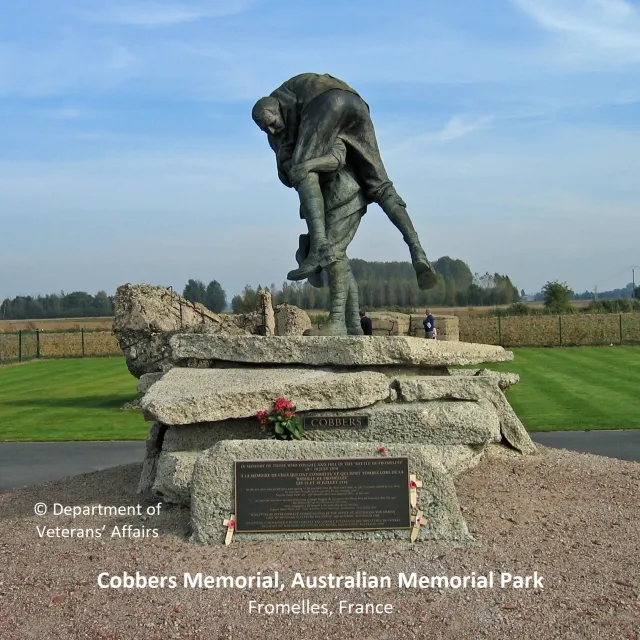 What does the term Cobber represent to Australian troops?