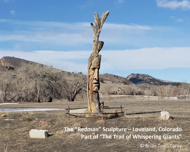 What is the "Trail of the Whispering Giants" that is found in every American state and two provinces in Canada?