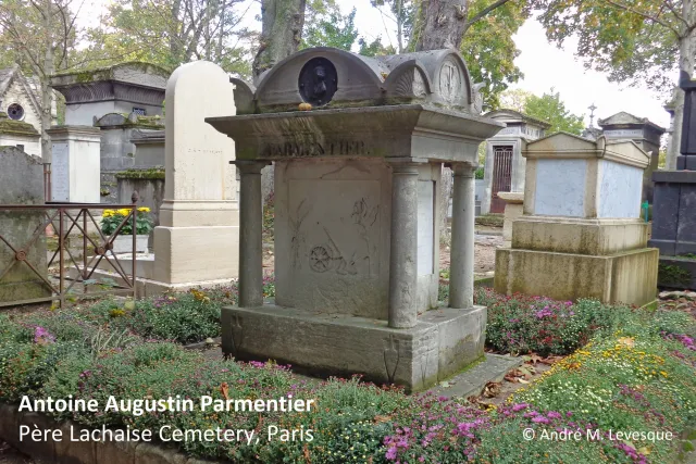 Which Army pharmacist introduced the potato as a food source for humans in France in 1772?